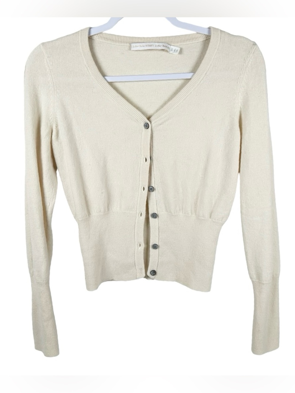 Rodarte × & Other Stories Cream 100% Cashmere Cardigan sweater size XS